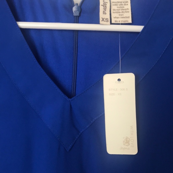 Blue mini dress - Picture 2 of 4